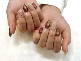 リボン×チェック