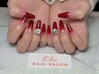 キヒ 巣鴨店(Kihi)/グラデーションネイル+パーツ2個