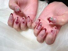 ワンホンデザインネイル