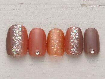 ノーネイル アゲオ イオンモール上尾(NO NAIL AGEO)/キラキラバイカラー ￥4990