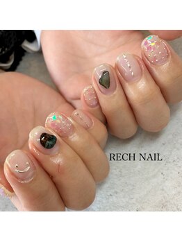 レッシュネイル サロンアンドスクール(RECH NAIL salon&school)/クリア感がカワイイ!