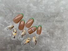 スリー(THREE)/July 2023/nail design