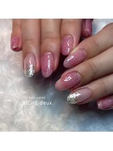 リッシュ ドゥ(RICHE deux)/じゅんわりピンクとラメグラ
