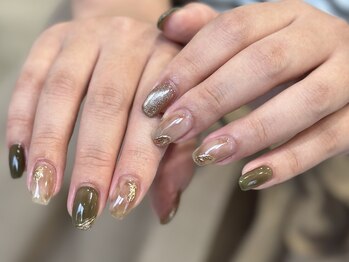 アース コアフュールボーテ 熊谷店(EARTH coiffure beaute)/ ニュアンスデザイン　10000円