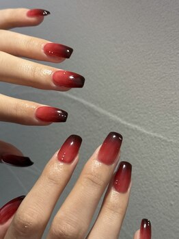 ペロ 名古屋(pelo)/ボルドーグラデーション