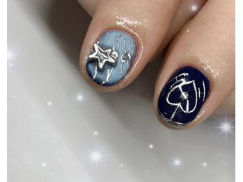 エクラ(eclat)/ブルー×個性派