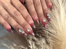 リアンスネイルヴィヴィッド 倉敷店(LianS nail ViViD)/グラデーション＋パーツ