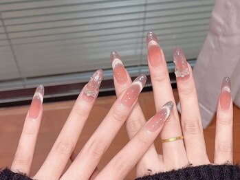 ナユキ 新宿店(NA.YUKI)/ちゅるん透明感ネイル