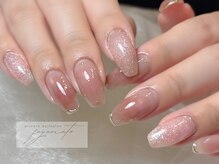 フユメイト(fuyumate)/ニュアンス春ネイル