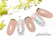 ネイルグラマラス 西新井店/《パラジェル》春 大人 上品