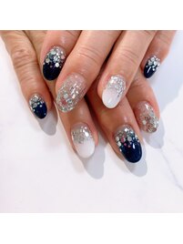 シンプルジェルネイル&本格ケア