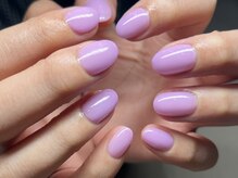 ルナ(LuNa)/パープルワンカラーネイル