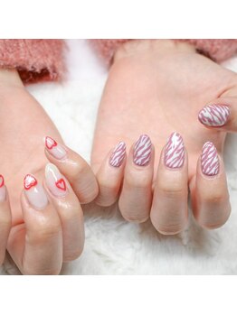 ソワ(sowa)/ゼブラネイル