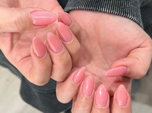 アンドネイル(+ and Nail)/ワンカラー/ピンク/シアーピンク