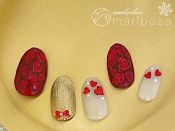 マリポッサ(mariposa)/冬ハンドネイル