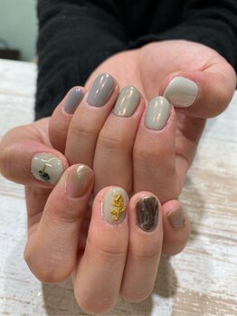 アシンメトリーネイル