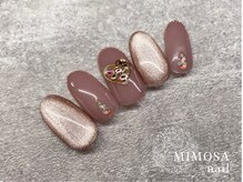 ミモザネイル(MIMOSA Nail)/キラキラマグネットネイル