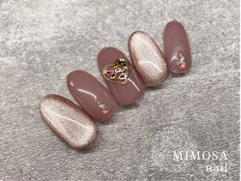 ミモザネイル(MIMOSA Nail)/キラキラマグネットネイル