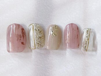 アイネイルズ 梅田店(I nails)/ニュアンスラメクリア