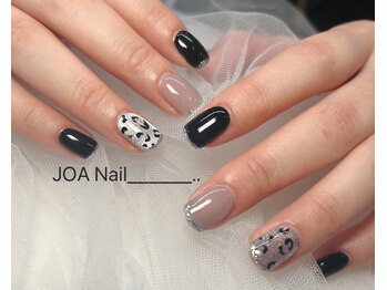 ジョアネイル(JOA Nail)/アニマル/ヒョウ/黒