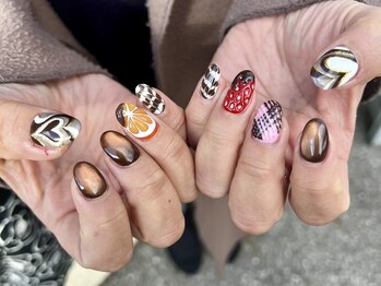 サラソージュ アチワ ネイル(SARA SO-JU ACHIWA NAIL)/バレンタインネイル