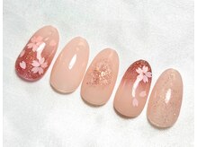 ビューティーサロン フラワーズ/春色さくらネイル♪
