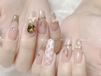 トゥデイネイル(Today.Nail)/フレンチデザイン:ハート