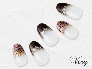 ヴェリー アトレ品川店(Very)/ツイードネイル