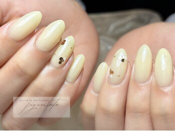 フユメイト(fuyumate)/バターイエローネイル