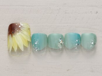 ノーネイル アゲオ イオンモール上尾(NO NAIL AGEO)/ひまわり ￥4990