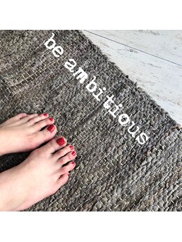 ネイルサロンアンドスクール ビーアンビシャス(be ambitious)/シンプルって素敵.・＊