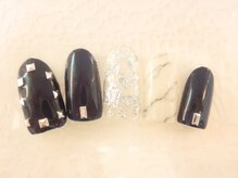 ネイルサロン ロゼオ(Nail salon Roseo)/■渋谷>6990円/大理石ネイル