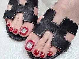 ラメフットネイル☆¥8700