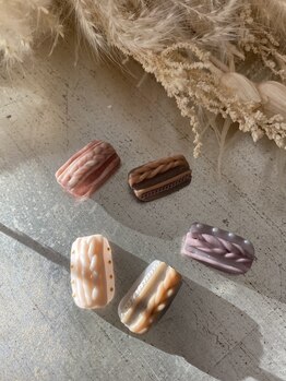 ネイルサロン ドレリッチ 大宮店(drerich)/もこもこニット