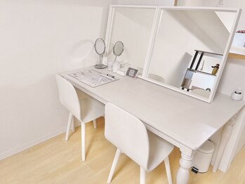 ラ ペッシュ(La peche)/メイクをしてお帰りになれます♪