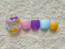 ラテネイル(Latte Nail)/Flower design