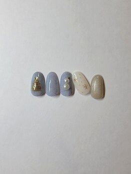 冬・クリスマスネイル