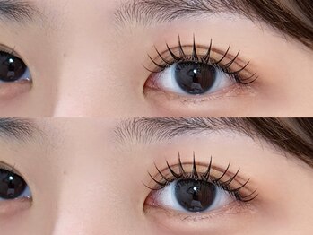 アペックスビューティーサロン(APEX BEAUTY SALON)の写真/【驚きの持続力×上向き美まつ毛】LCカールラッシュで瞳を大きく☆根元から立ち上げ理想のキープ力を実現♪