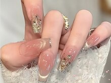 チークマグネット得意なネイルサロン♪［チークネイル/マグネットフレンチ/シンプルネイル/オフィス/水光］