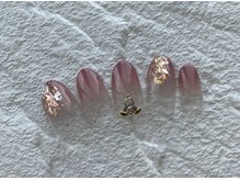 08ネイル(08 nail＆school)/オーロラ泊×金箔