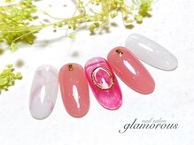 ネイルグラマラス 西新井店/《パラジェル》春 大人 上品