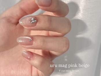 リン 恵比寿(RiN.)/ピンクマグネットネイル