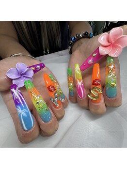 デフィ(defi)/夏ネイル