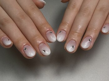 白グラデーション