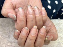 ネイル スタジオ イナンナ(Nail Studio INANNA)/ガラスフレンチ♪
