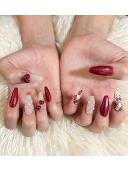 プー(Puu)/バレンタインネイル