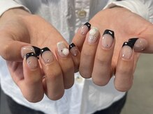 ビュー バイ ネオリーブ 用賀店(beau'r by neolive)/黒フレンチ