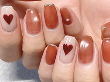 ネイルフロンティア 吉祥寺(NAIL FRONTIER)/E手描きハートマグ8980円～