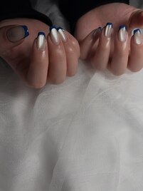 フレンチネイル　オフィスネイル