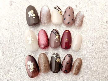 シキ 藤沢店(shiki)/バレンタインネイル ￥6800